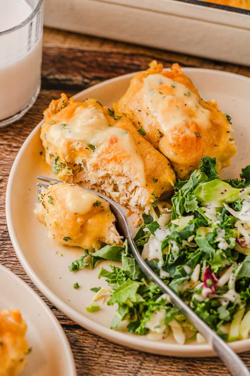 Cheesy Chicken Crescent Rolls