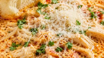 Crock Pot Creamy Turkey Parmesan Soup