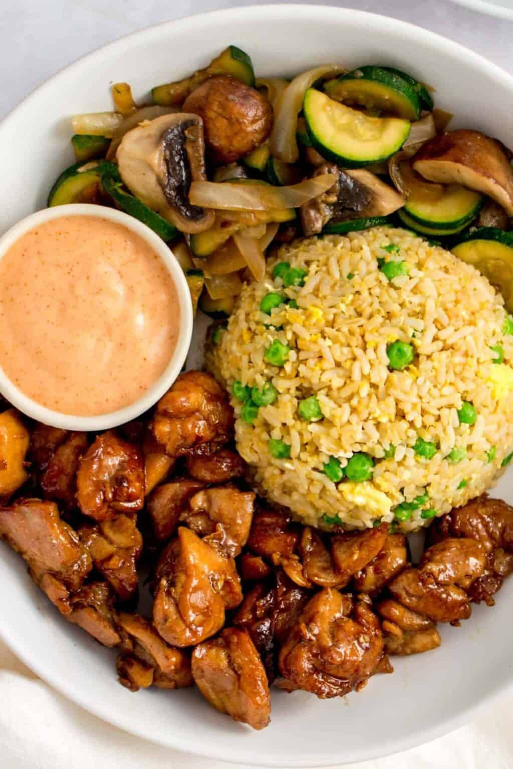 Hibachi Chicken with Fried Rice