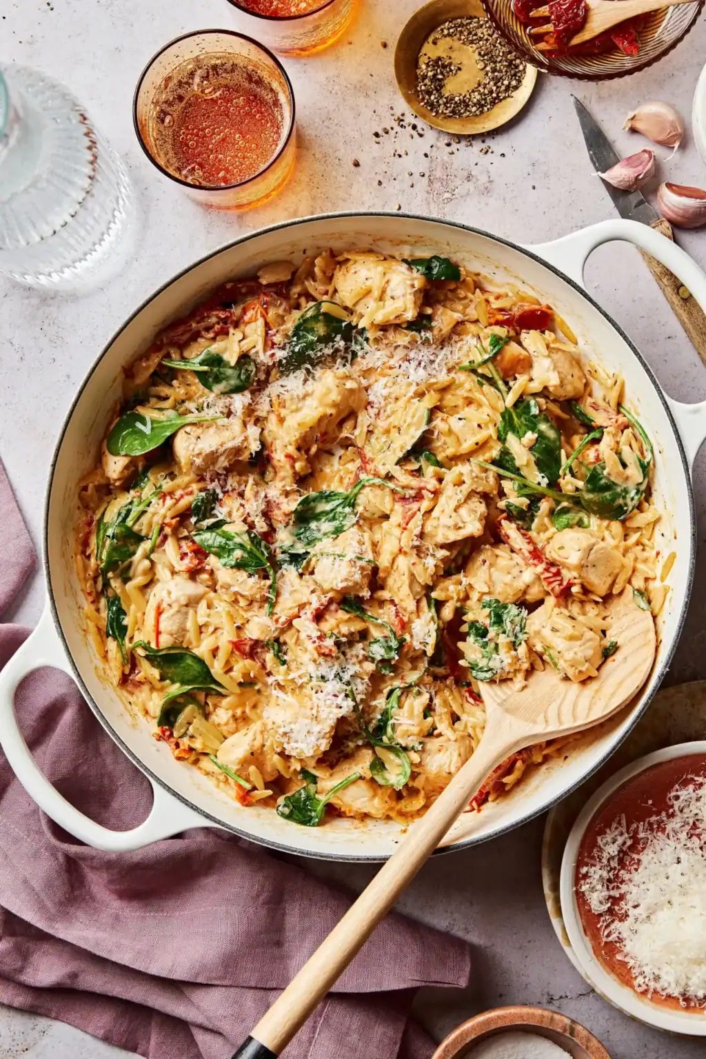 One Pan "Marry Me" Chicken Orzo