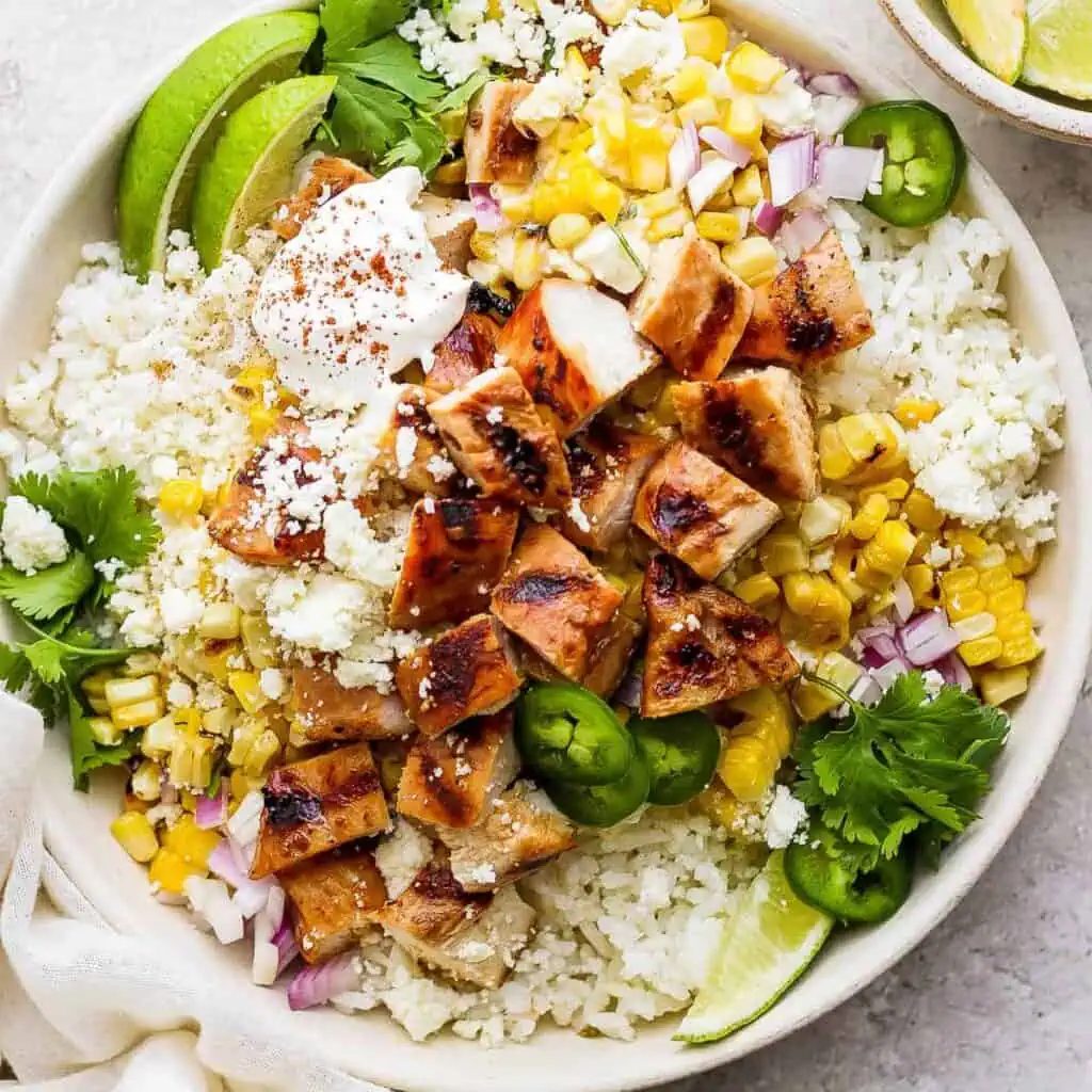 Street Corn Chicken Rice