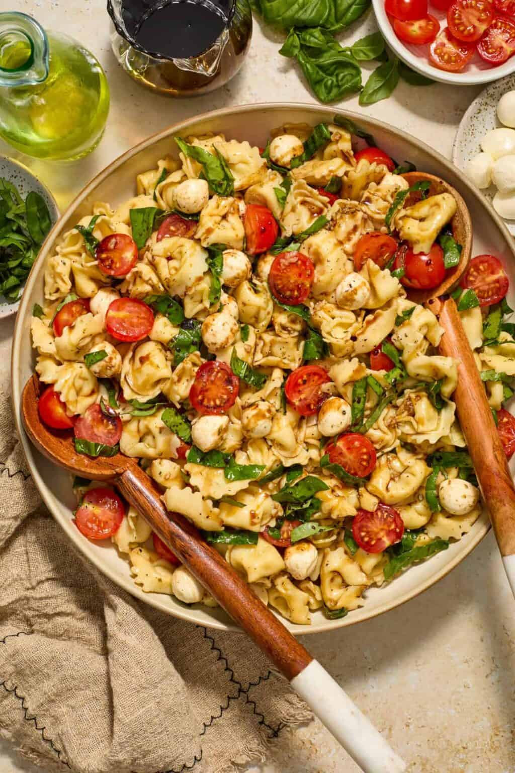 Tortellini Caprese Salad